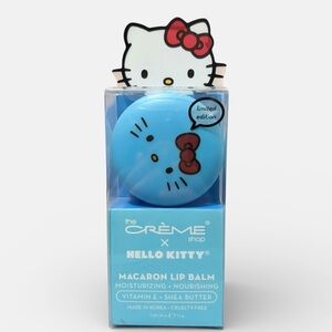 The Crème Shop x Sanrio Hello Kitty Macaron Lip Balm NWT Limited Edition